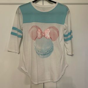 Minnie Mouse ringer graphic tee